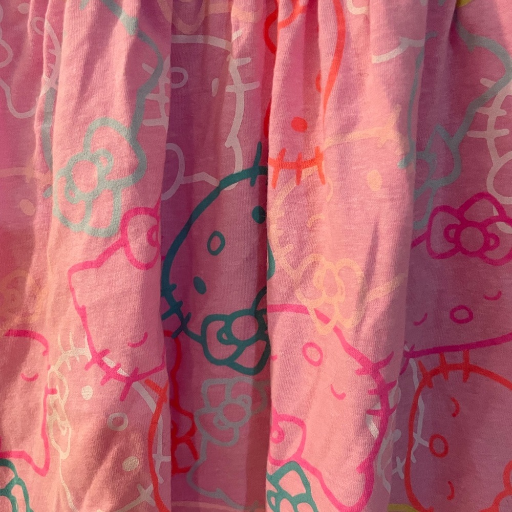 Hello Kitty Pink and Multicolor Kids Dress size 4T NWT - Picture 2 of 4